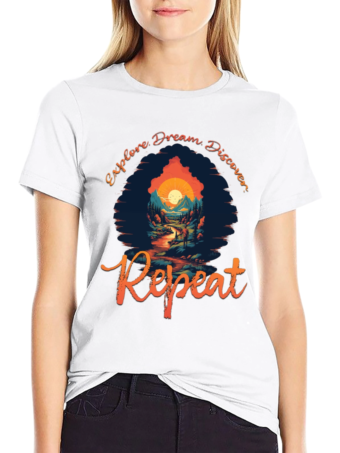 Explore Dream Discover Repeat T-Shirt