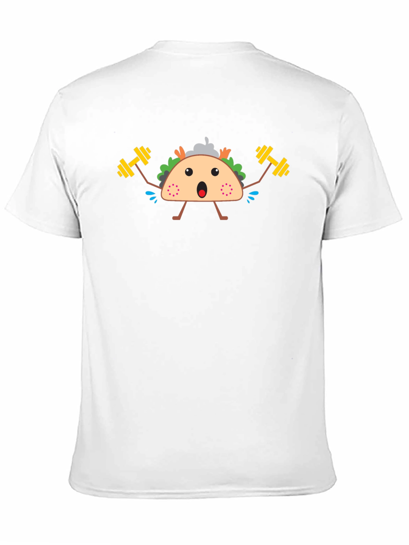 Workout Taco Graphic T-Shirt - Black