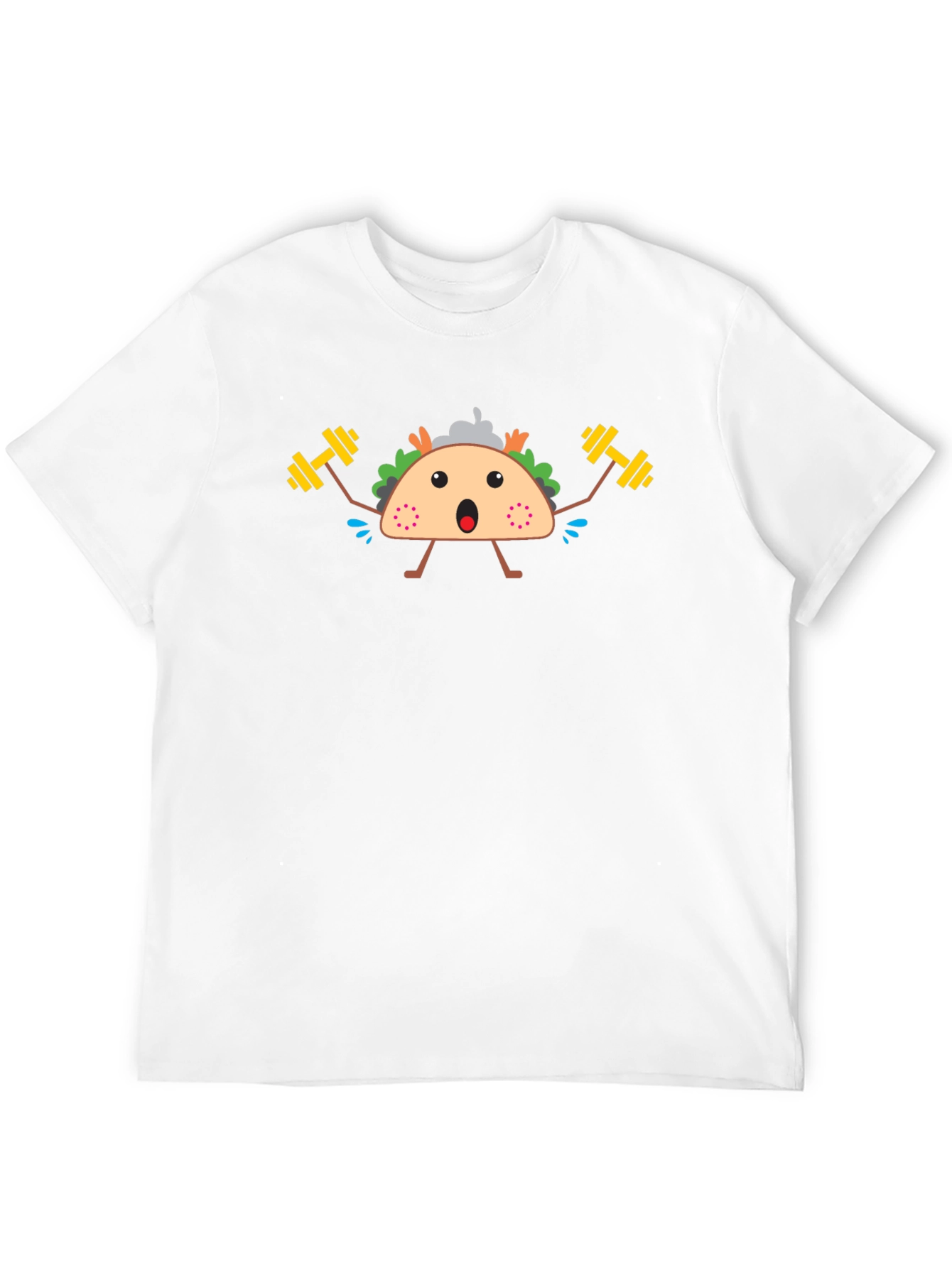 Workout Taco Graphic T-Shirt - Black