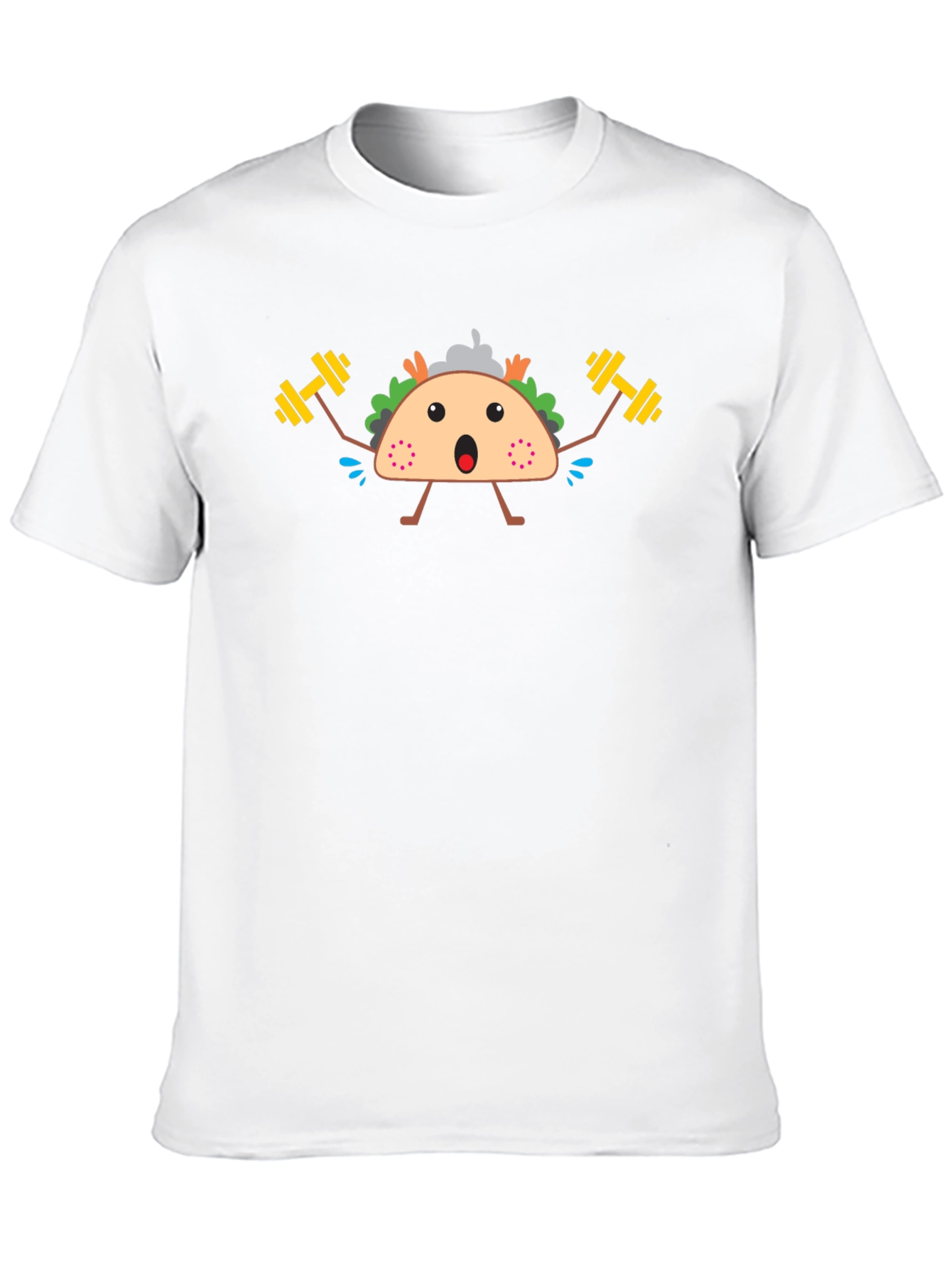 Workout Taco Graphic T-Shirt - Black