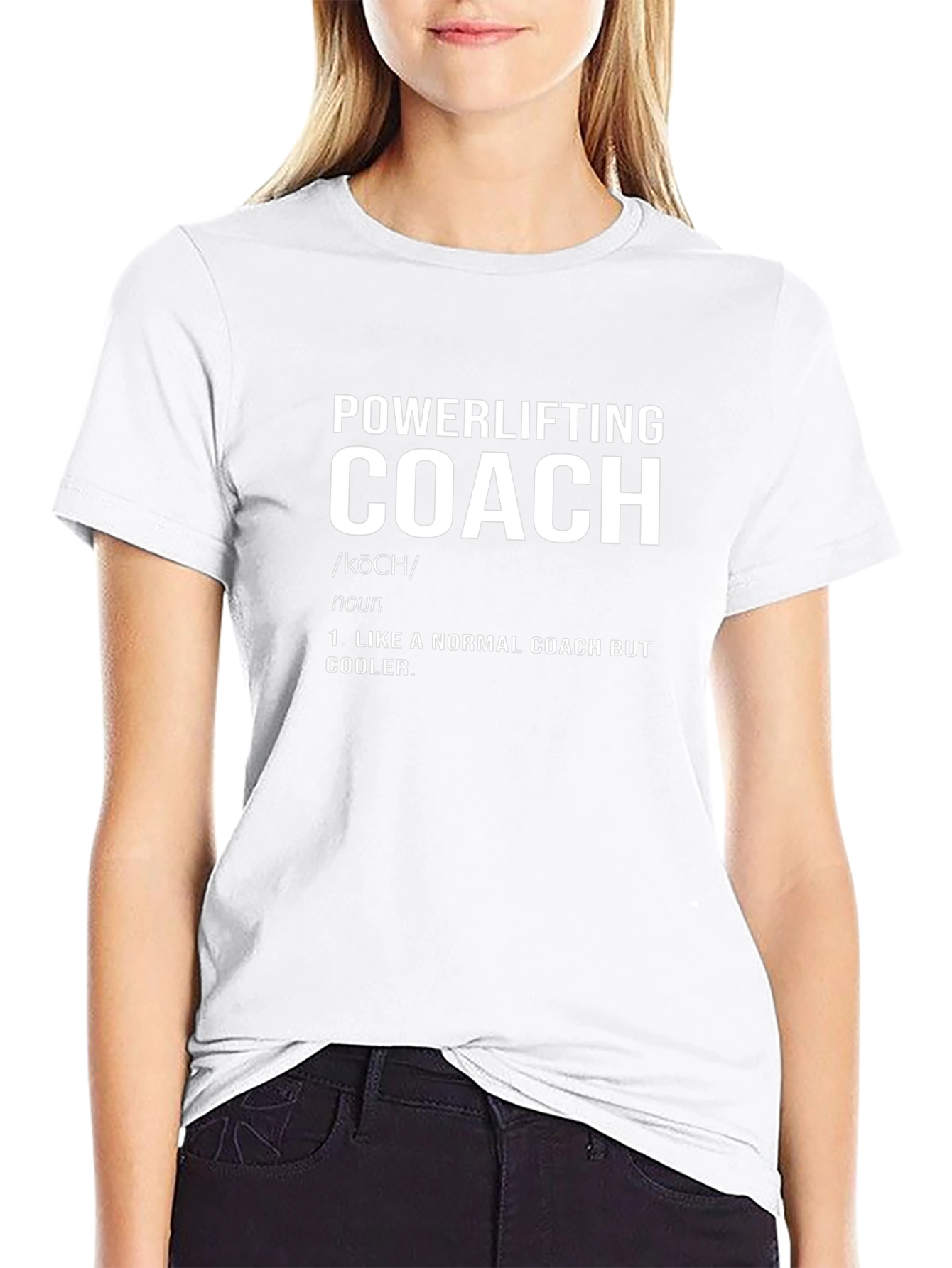 Powerlifting Coach Definition T-Shirt - Cool Workout Tee