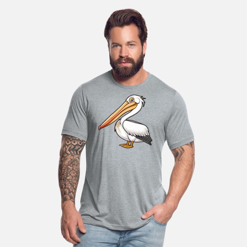Elegant White Pelican Stance