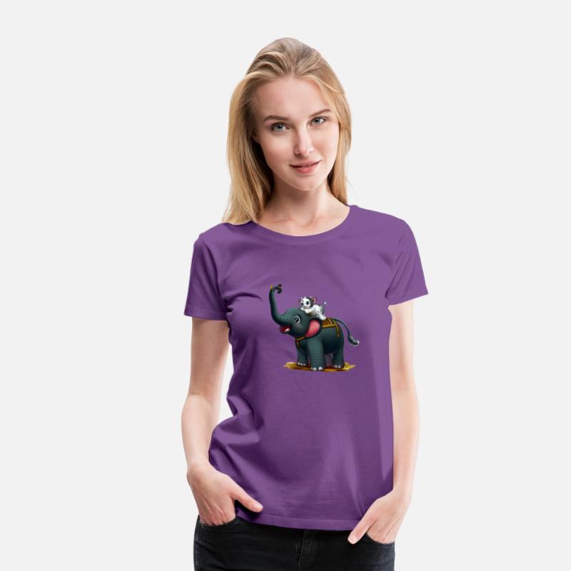 elephant and panda