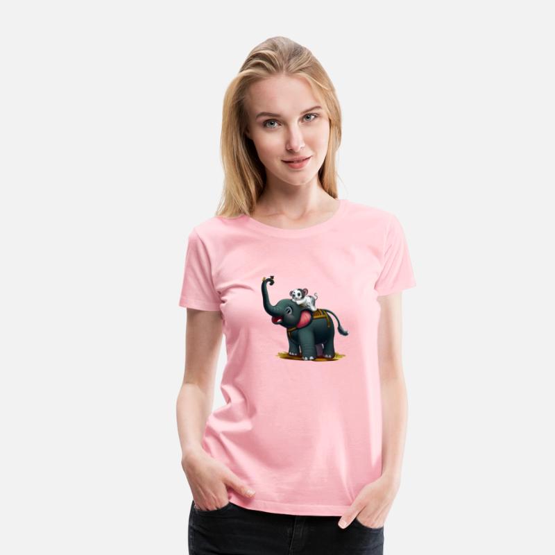 elephant and panda