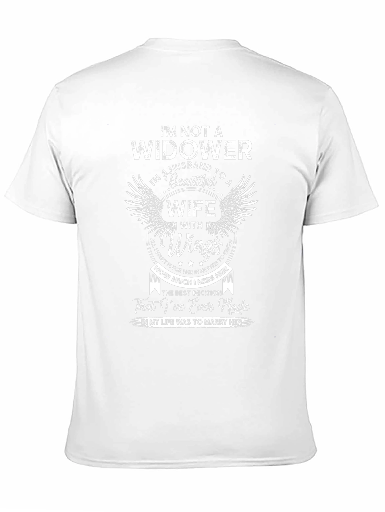 Husband To A Beautiful Wife With Wings T-Shirt