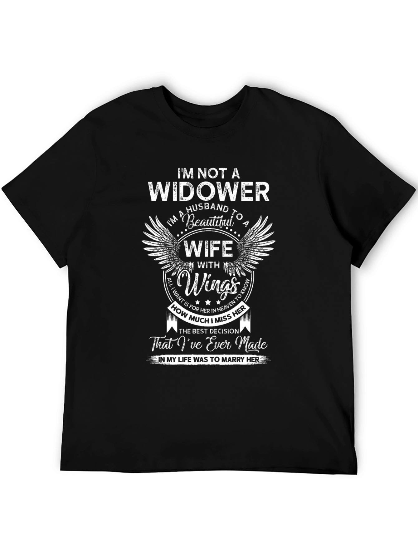 Husband To A Beautiful Wife With Wings T-Shirt
