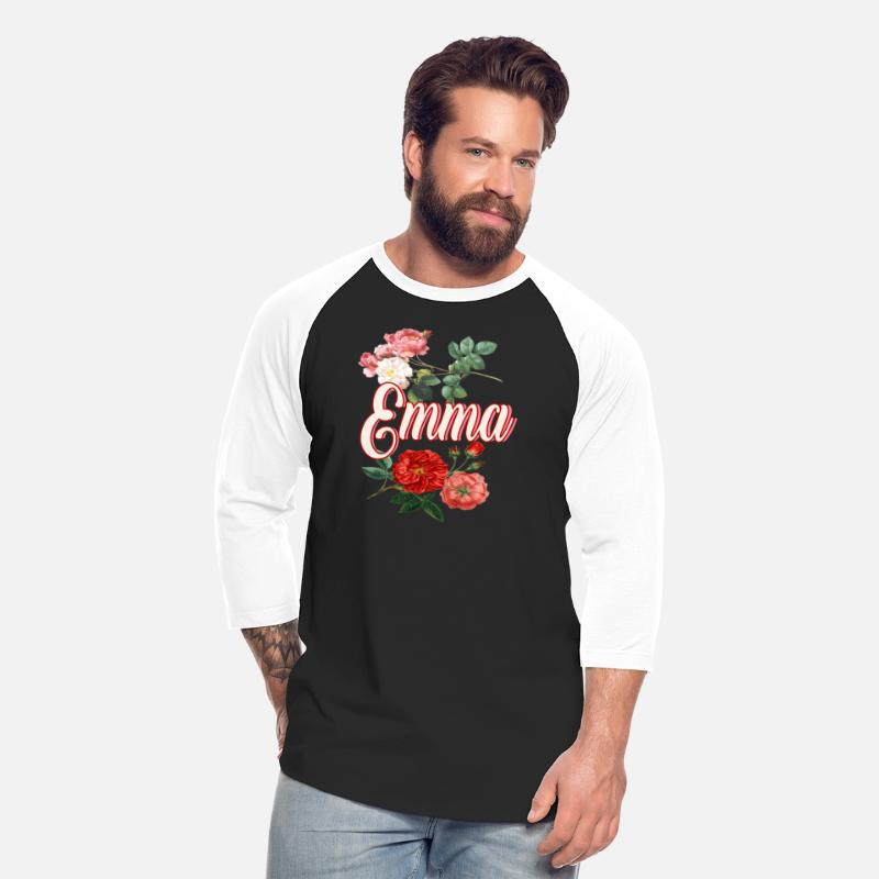 Emma Name With Flowers