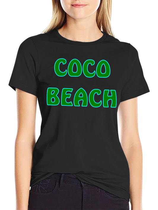 Coco Beach Graphic T-Shirt - Tropical Style