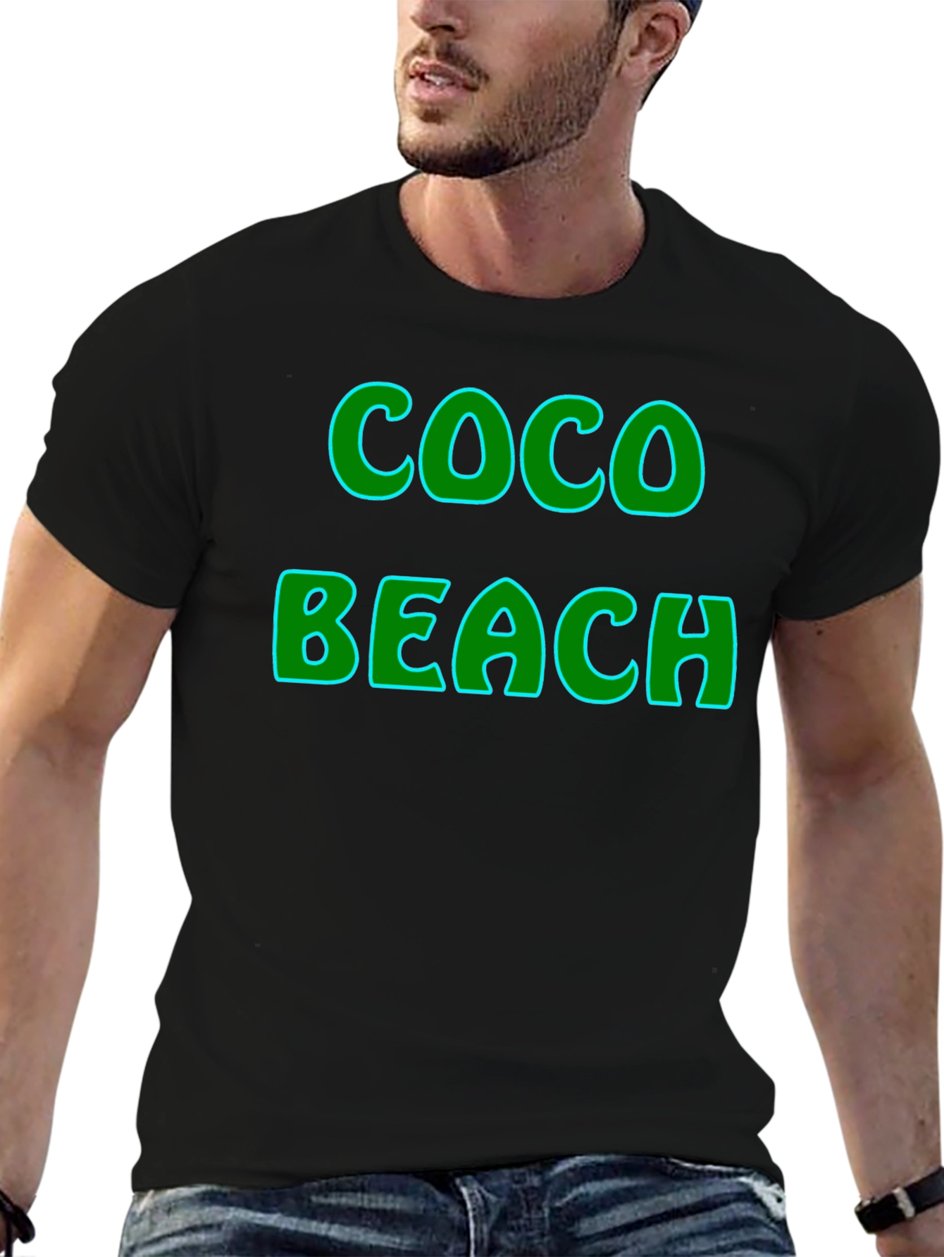 Coco Beach Graphic T-Shirt - Tropical Style