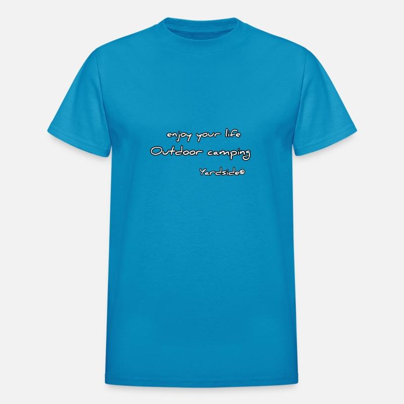 enjoy your life Outdoor camping Yardside font