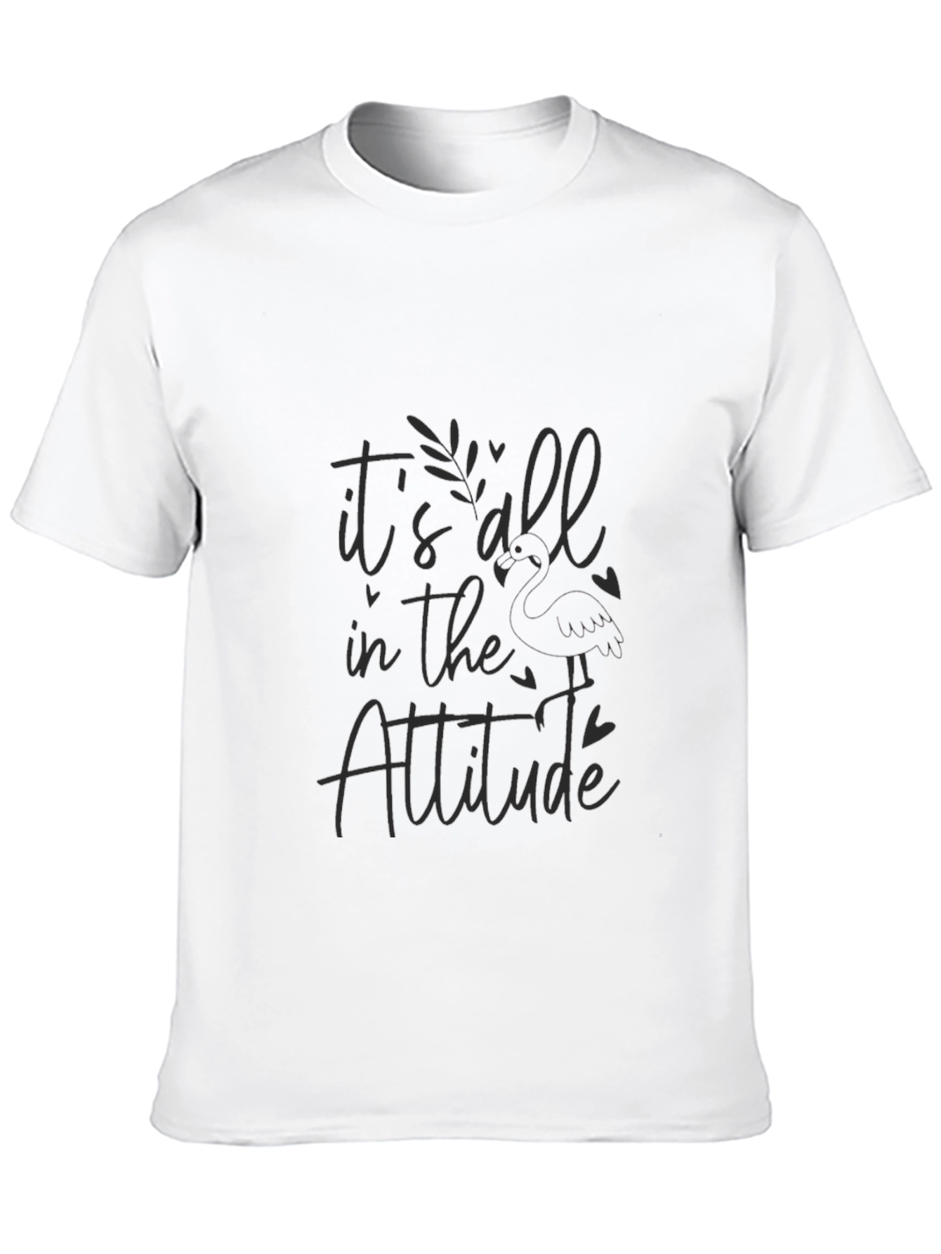 Attitude Graphic T-Shirt - Soft Black Tee
