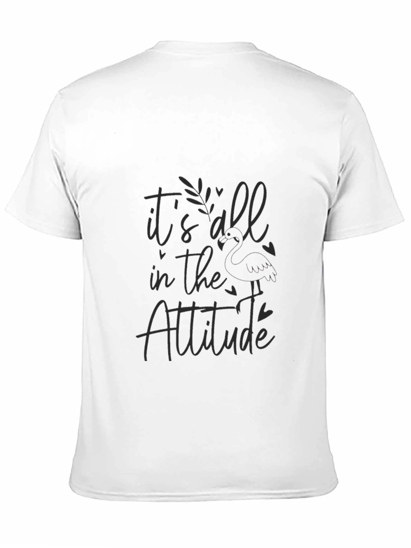 Attitude Graphic T-Shirt - Soft Black Tee