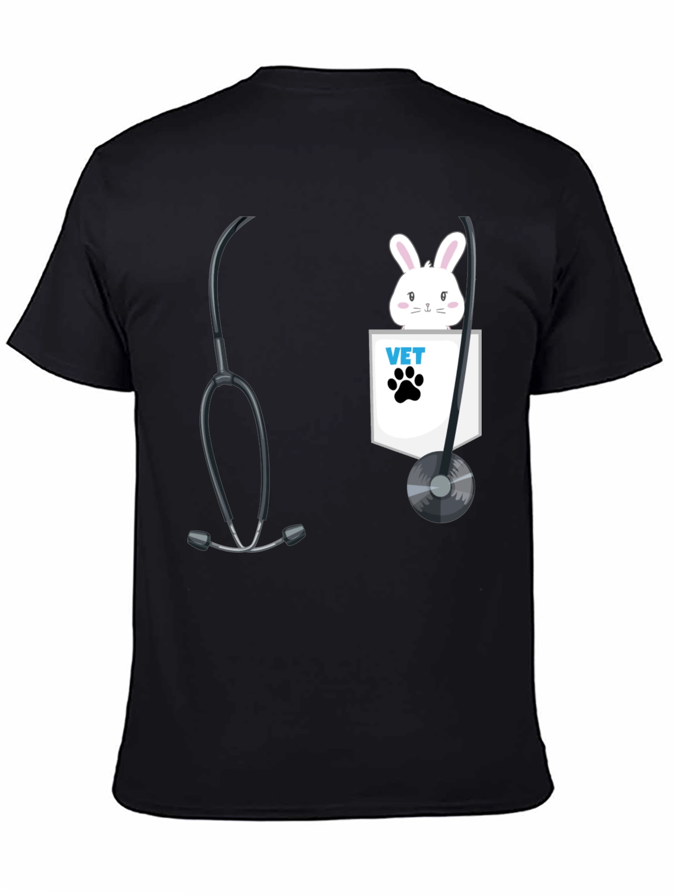 Vet Bunny Pocket T-Shirt