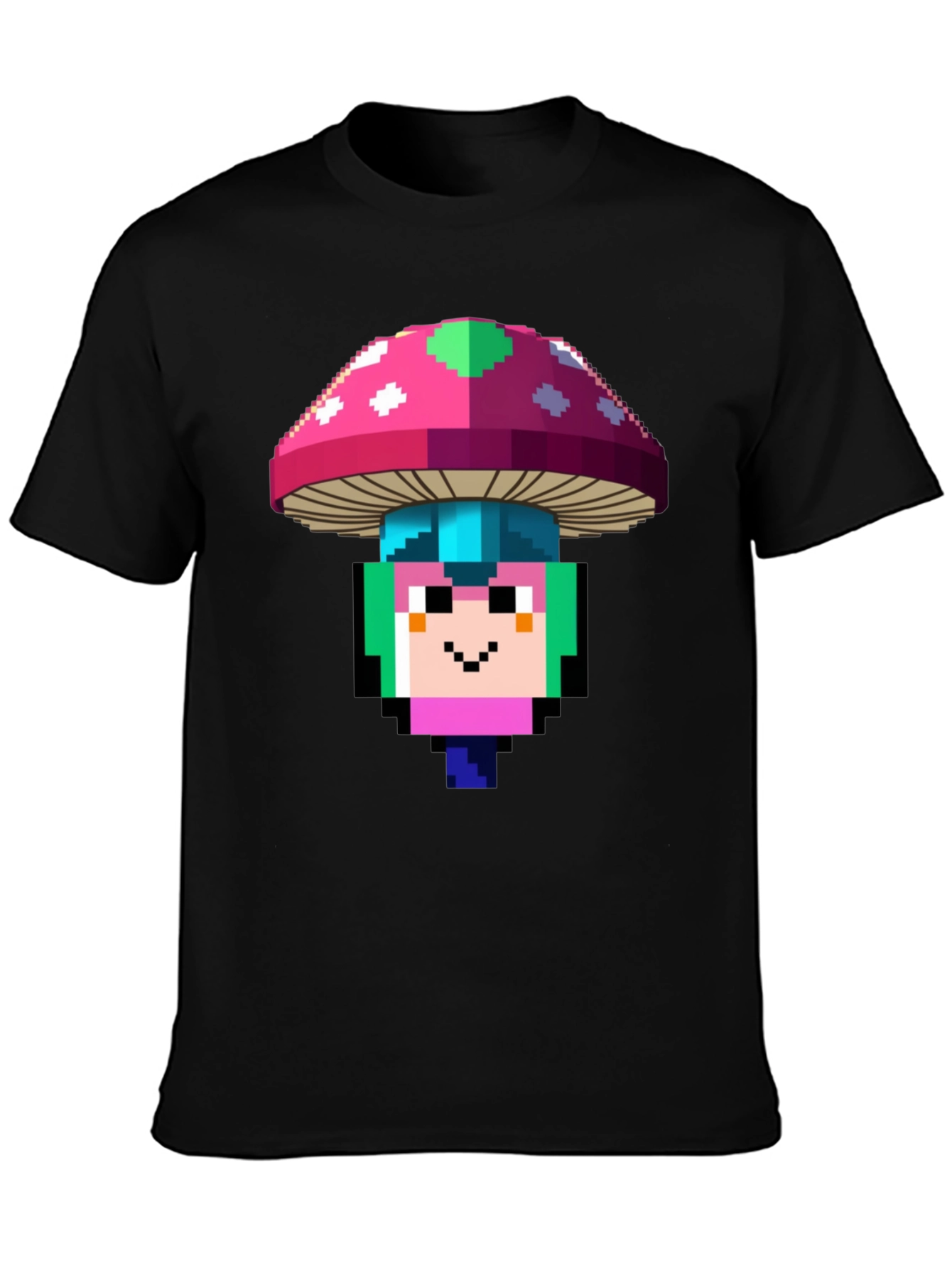Pixel Mushroom T-Shirt - Gaming Inspired Graphic Tee