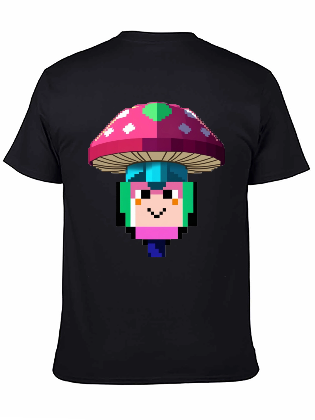 Pixel Mushroom T-Shirt - Gaming Inspired Graphic Tee