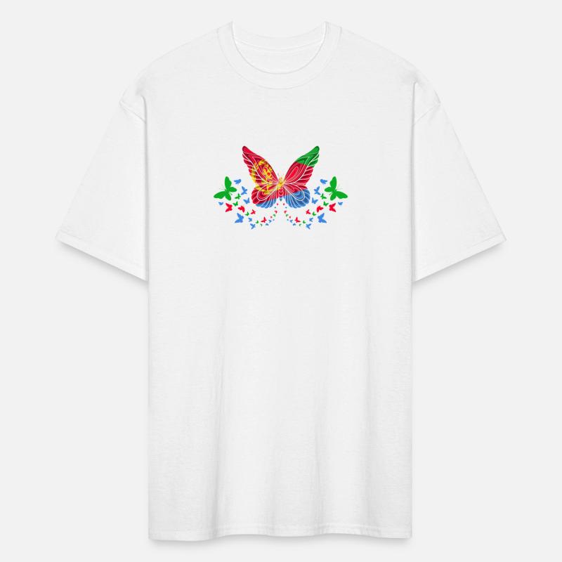 Eritrea Eritrean Eritrea Flag Butterflies