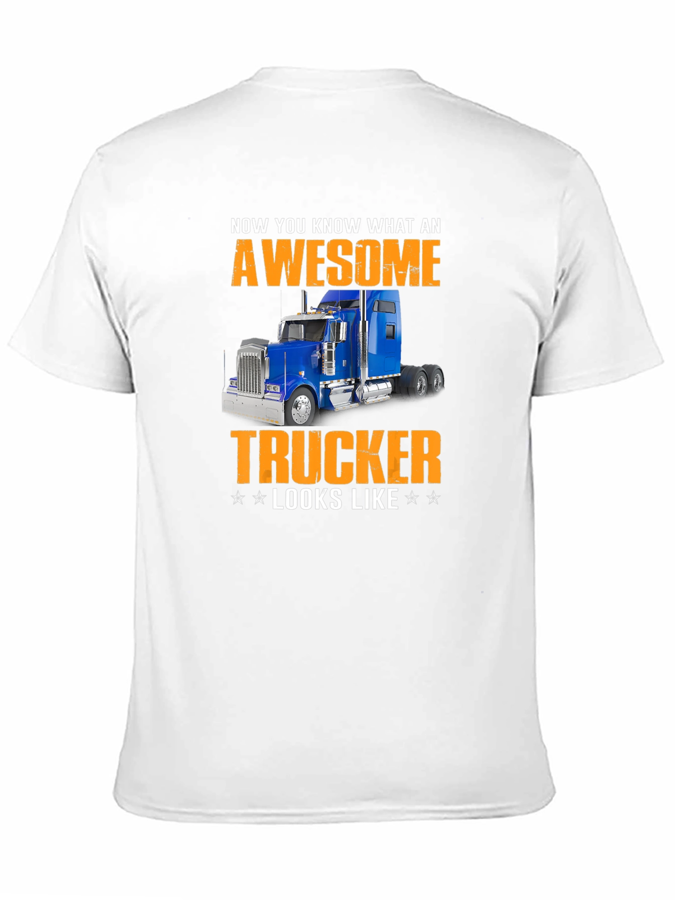 Awesome Trucker T-Shirt - Black