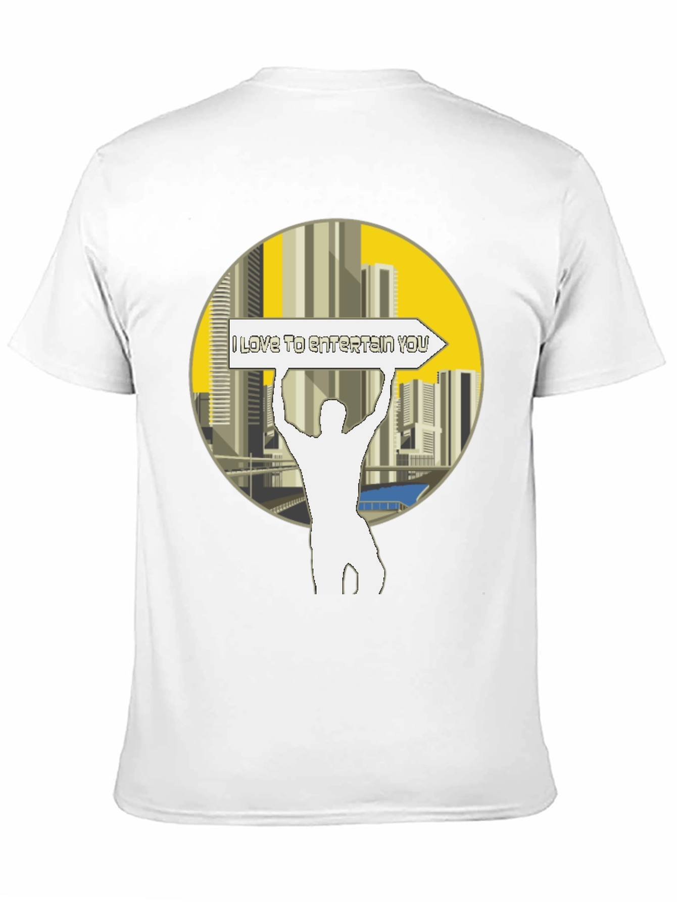 Entertain You Graphic Tee - Black
