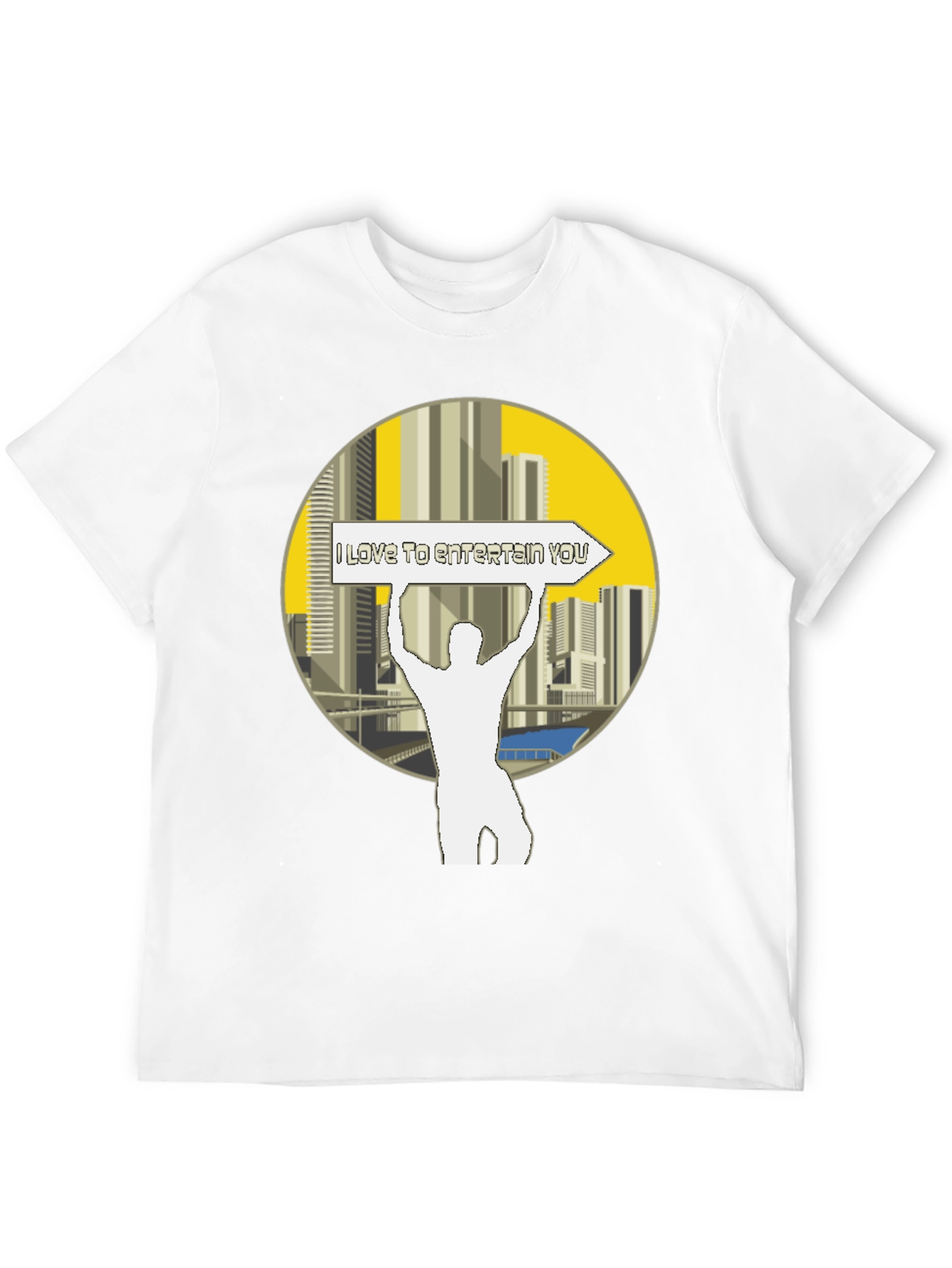 Entertain You Graphic Tee - Black