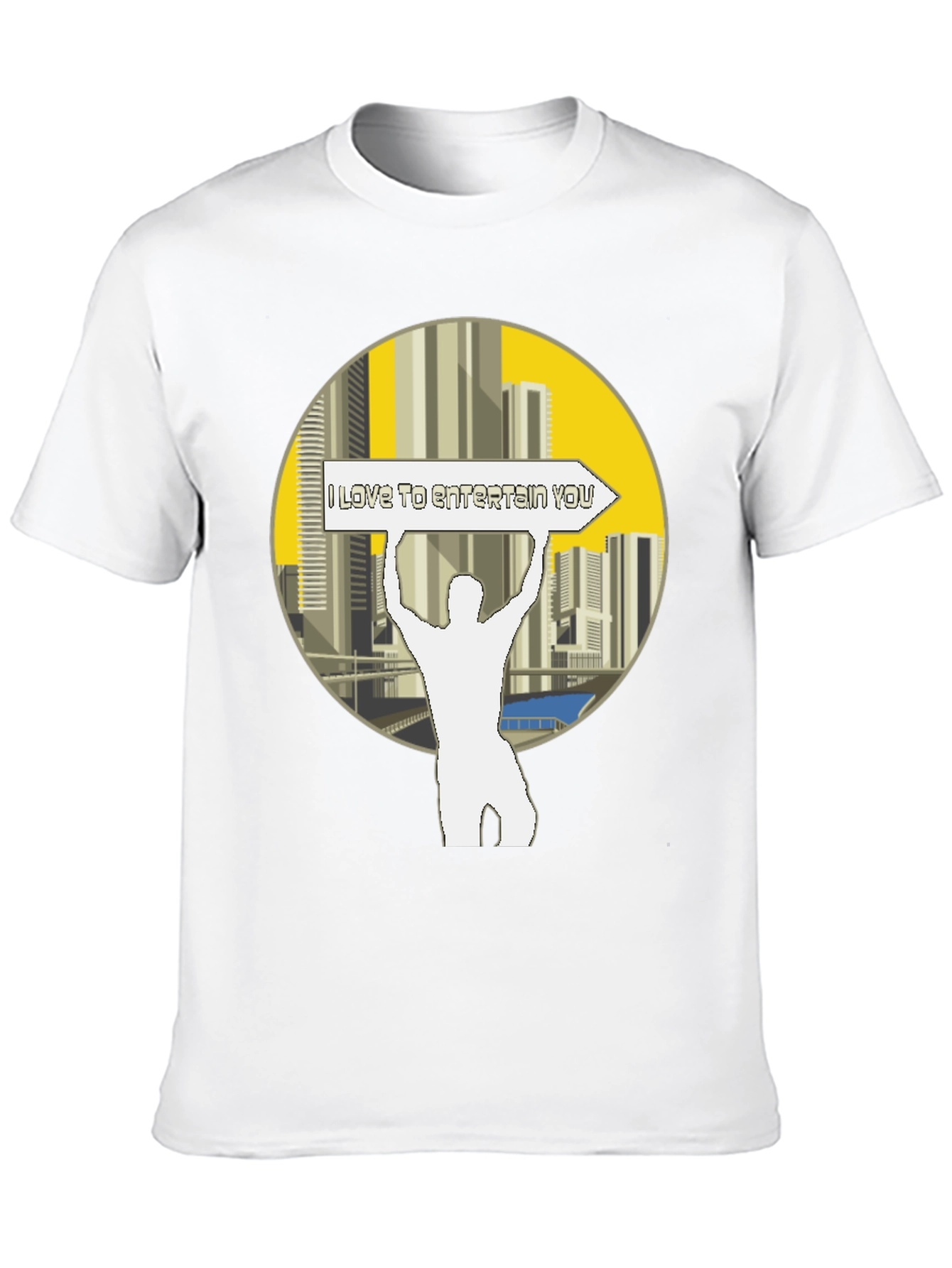 Entertain You Graphic Tee - Black