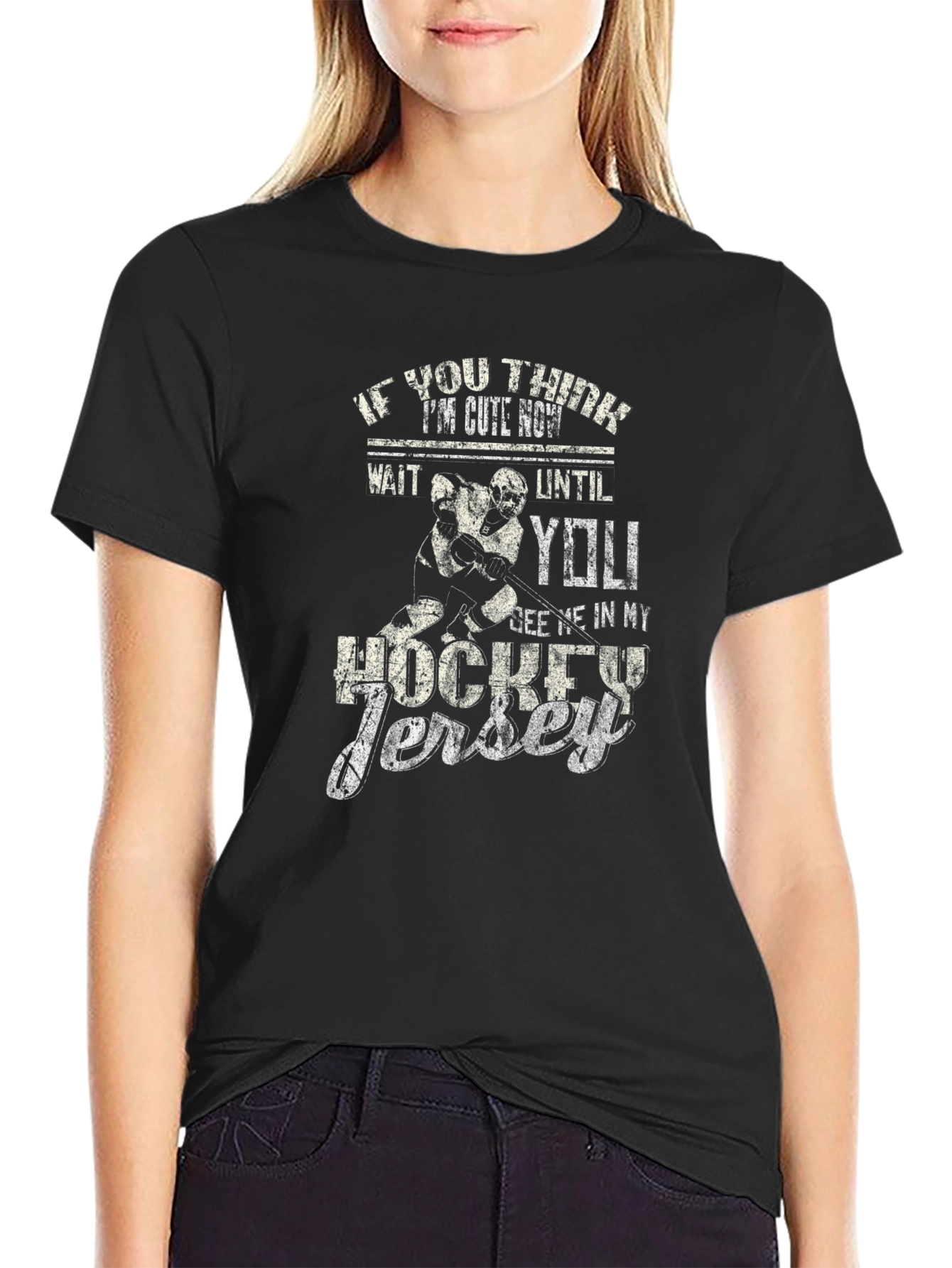 Funny Hockey Jersey T-Shirt for Hockey Fans