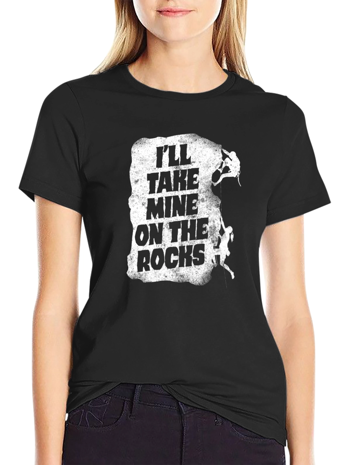 Ill Take Mine On The Rocks Graphic T-Shirt