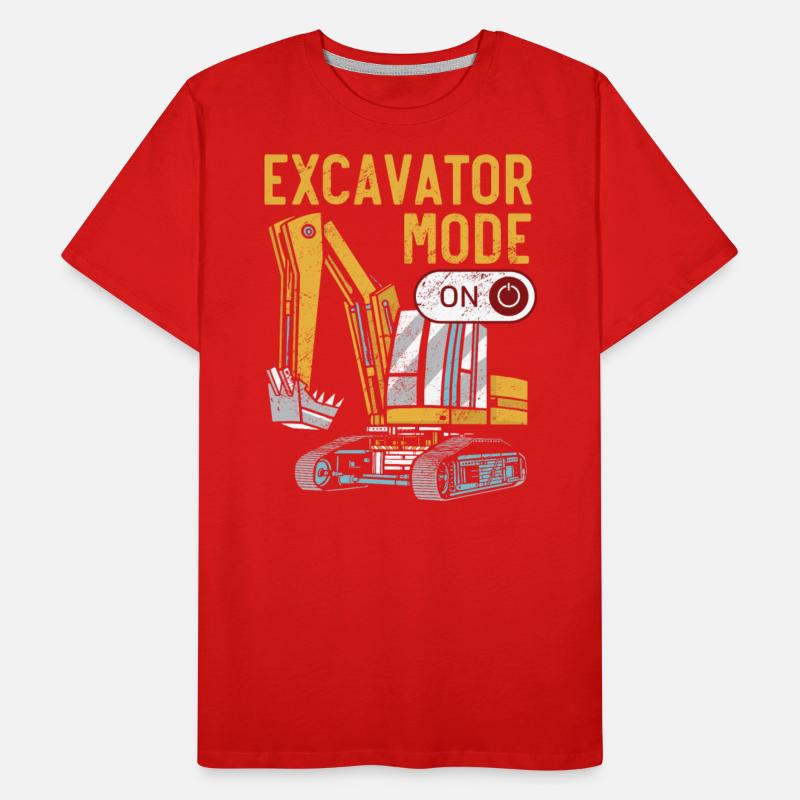 Excavator Mode On Construction Vehicle Digger