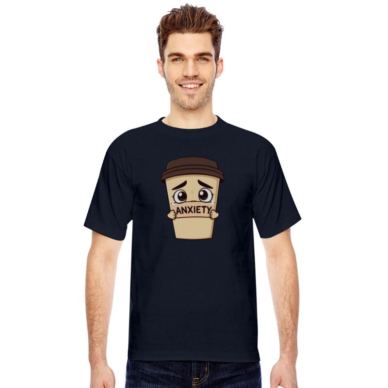 Expressive Coffee Cup Anxiety