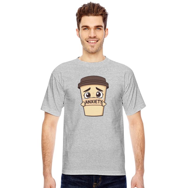 Expressive Coffee Cup Anxiety
