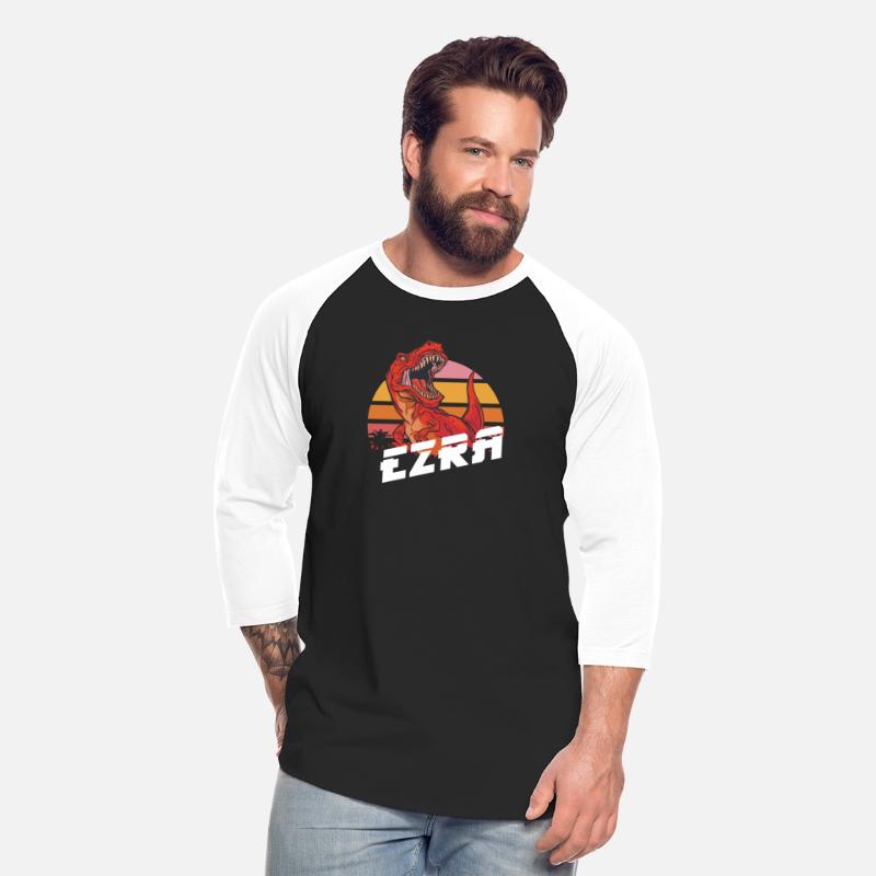 EZRA - Lovely boy name with T-REX dino