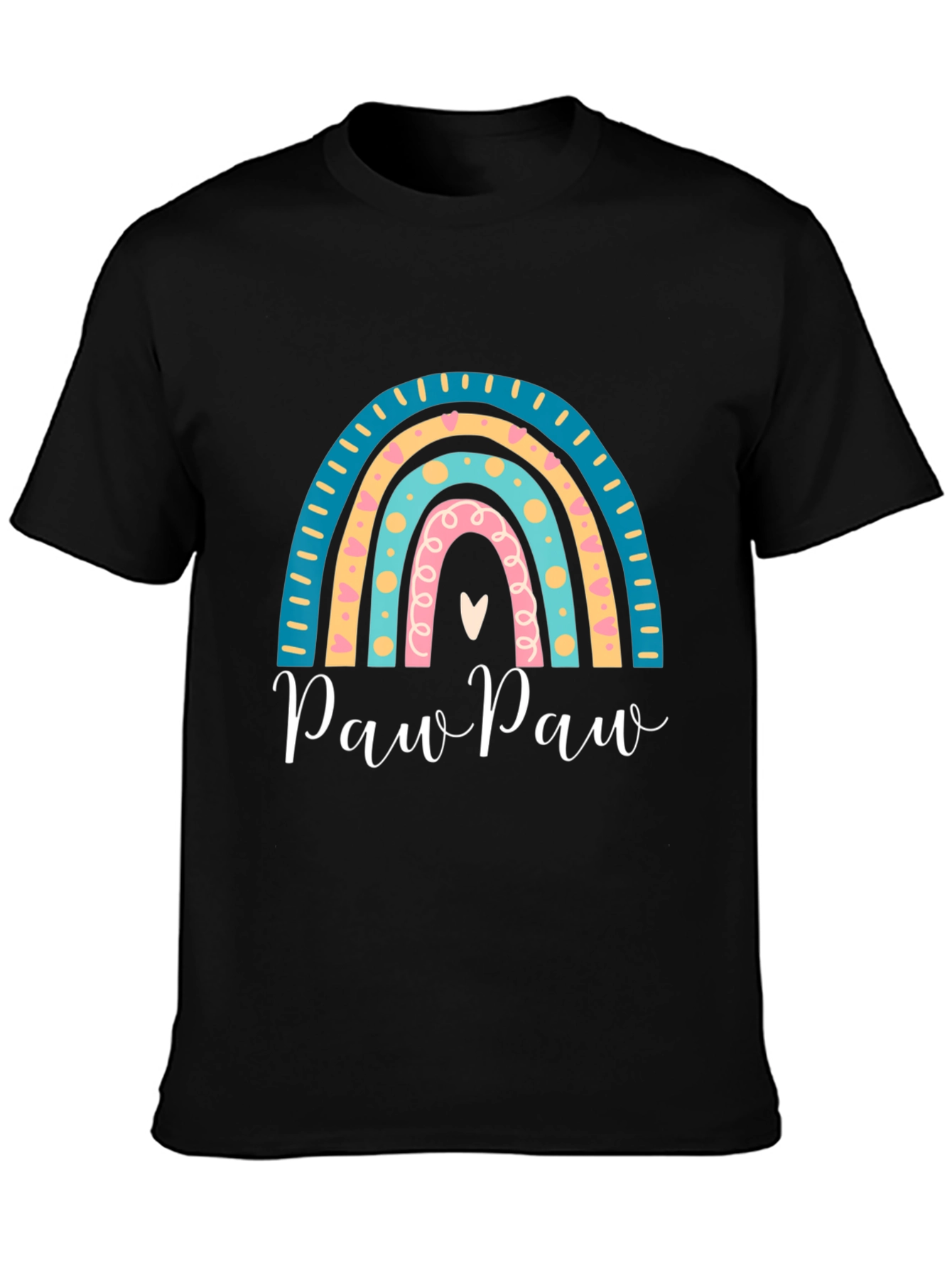 Paw Paw Rainbow Graphic Tee - Perfect Gift!