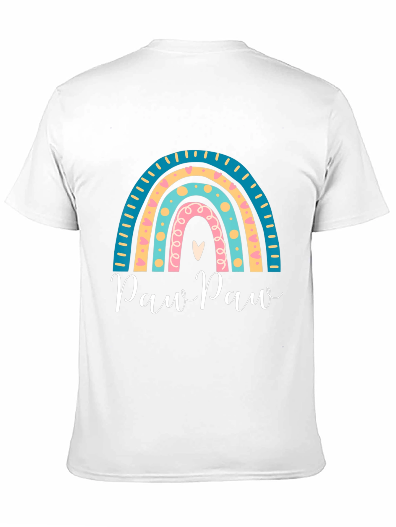 Paw Paw Rainbow Graphic Tee - Perfect Gift!