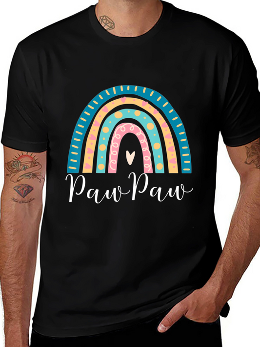 Paw Paw Rainbow Graphic Tee - Perfect Gift!