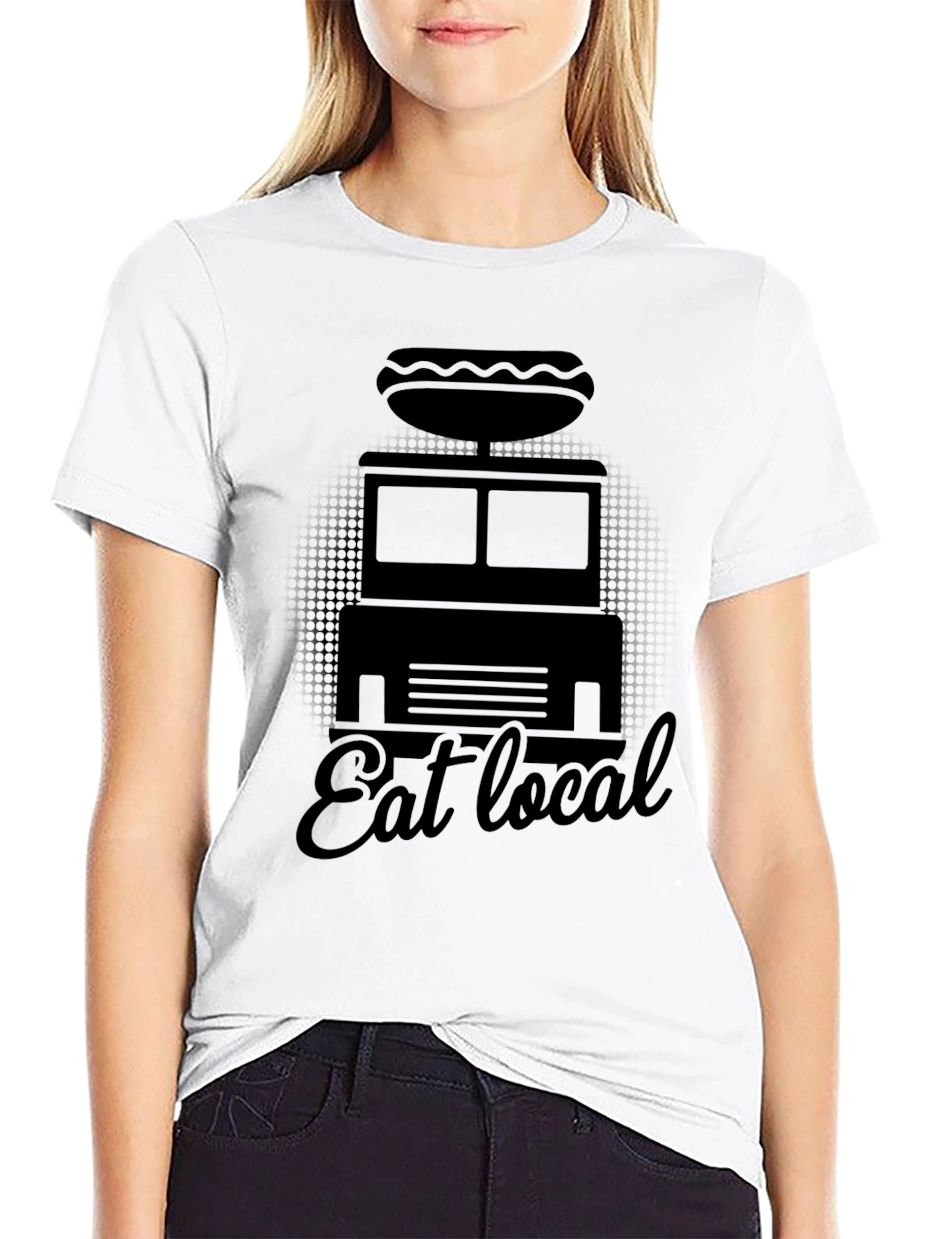 Eat Local T-Shirt - Food Truck Graphic Tee