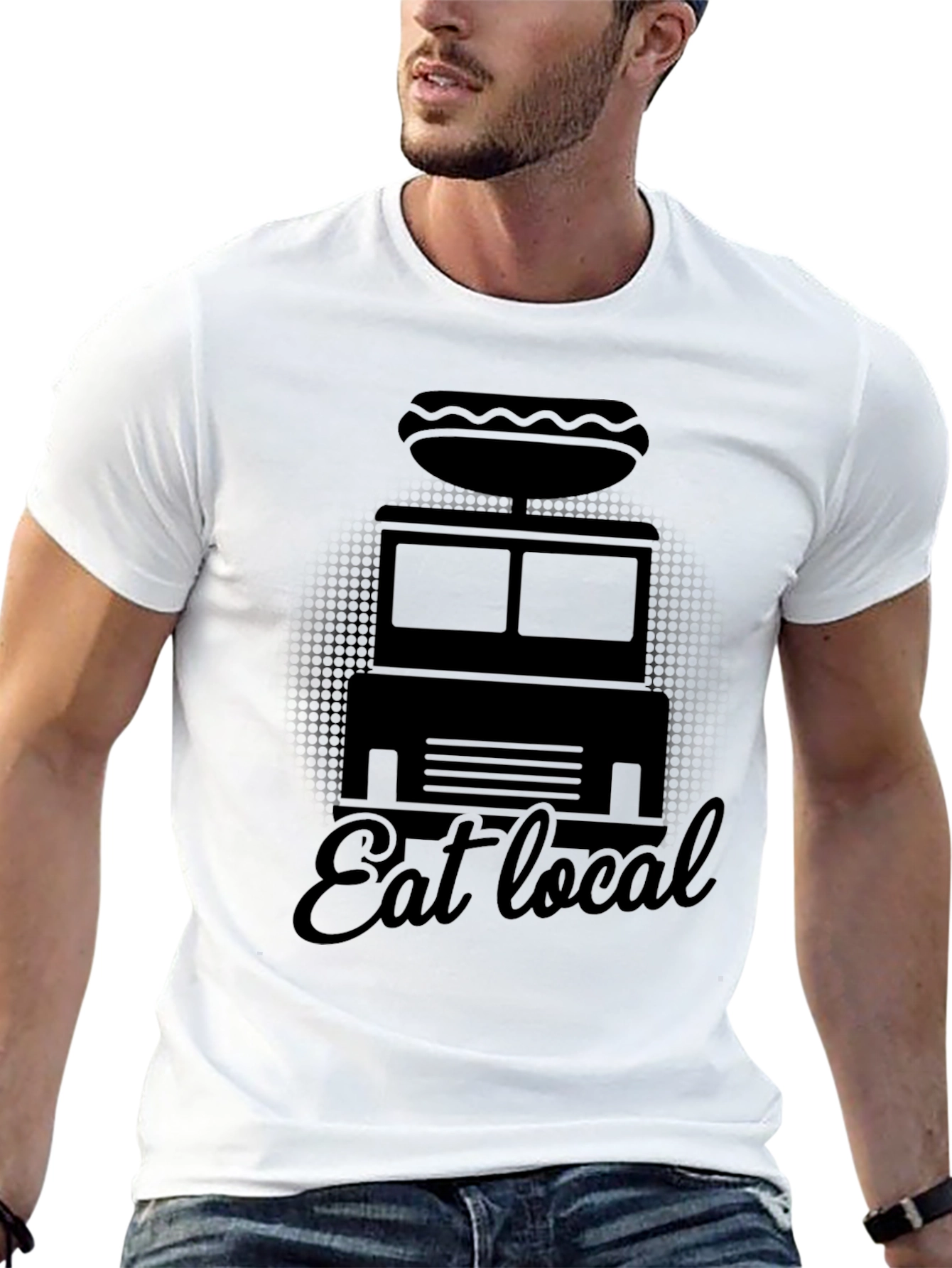 Eat Local T-Shirt - Food Truck Graphic Tee