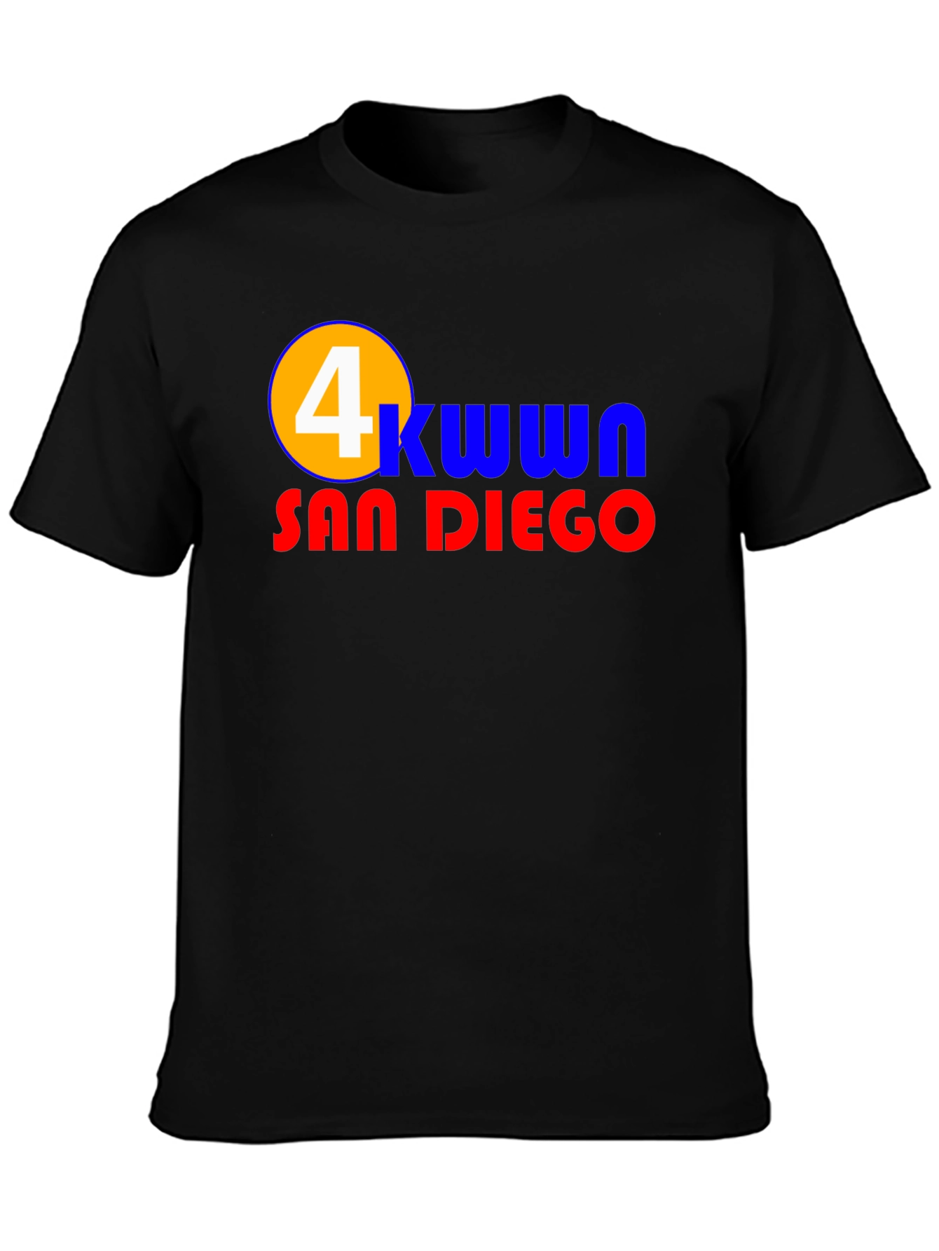 San Diego 4 KWWN T-Shirt - Black