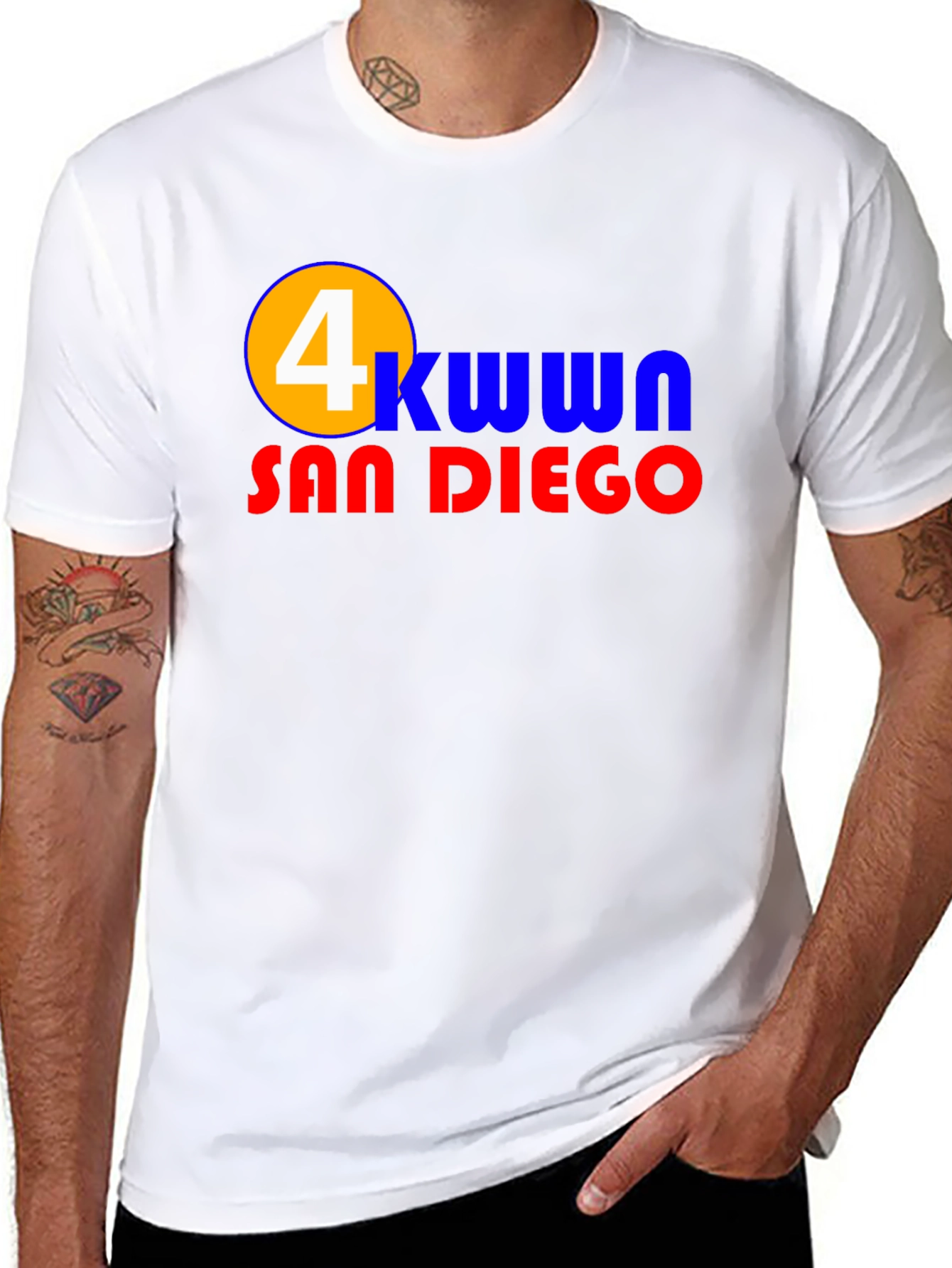 San Diego 4 KWWN T-Shirt - Black