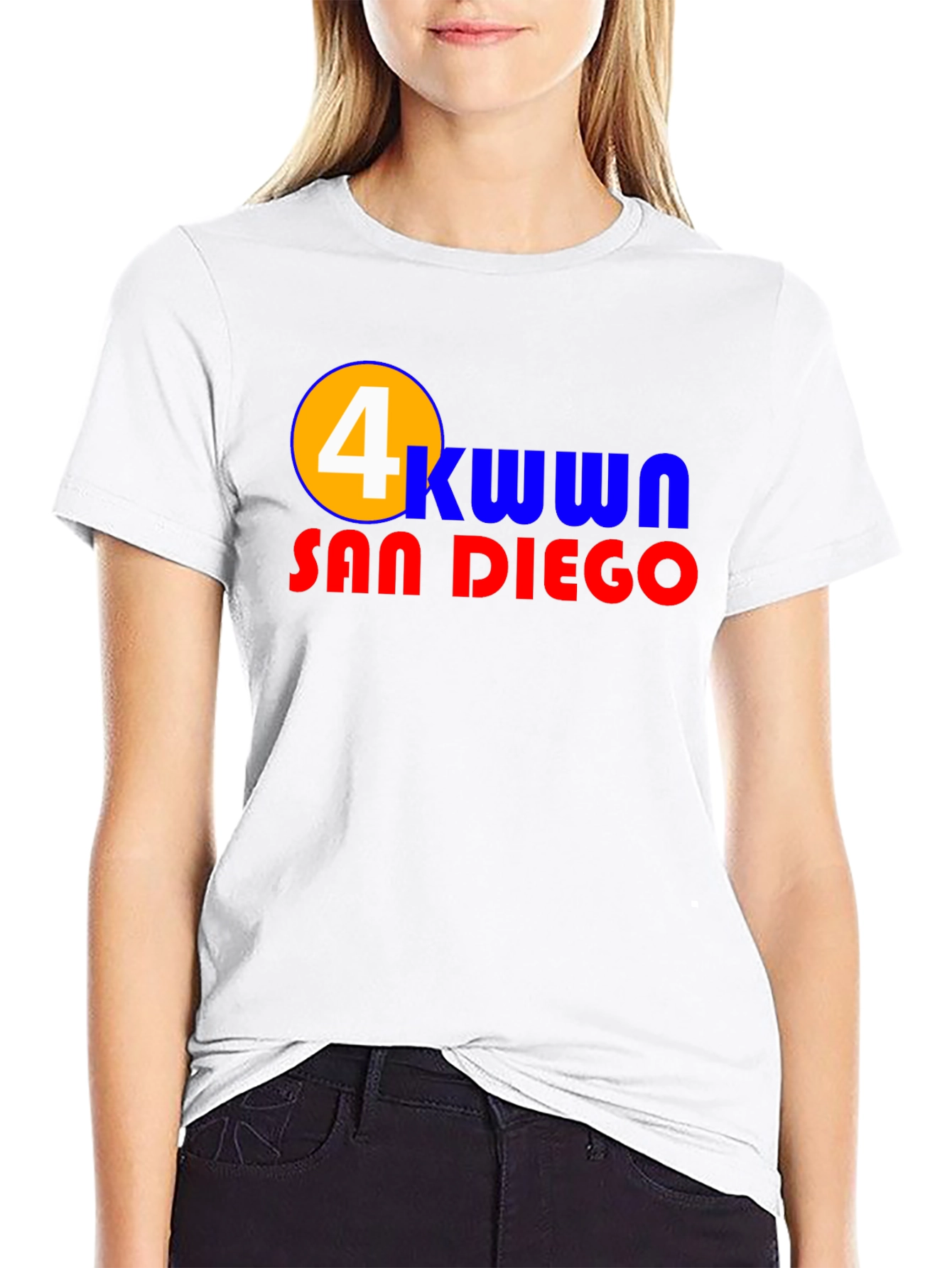 San Diego 4 KWWN T-Shirt - Black