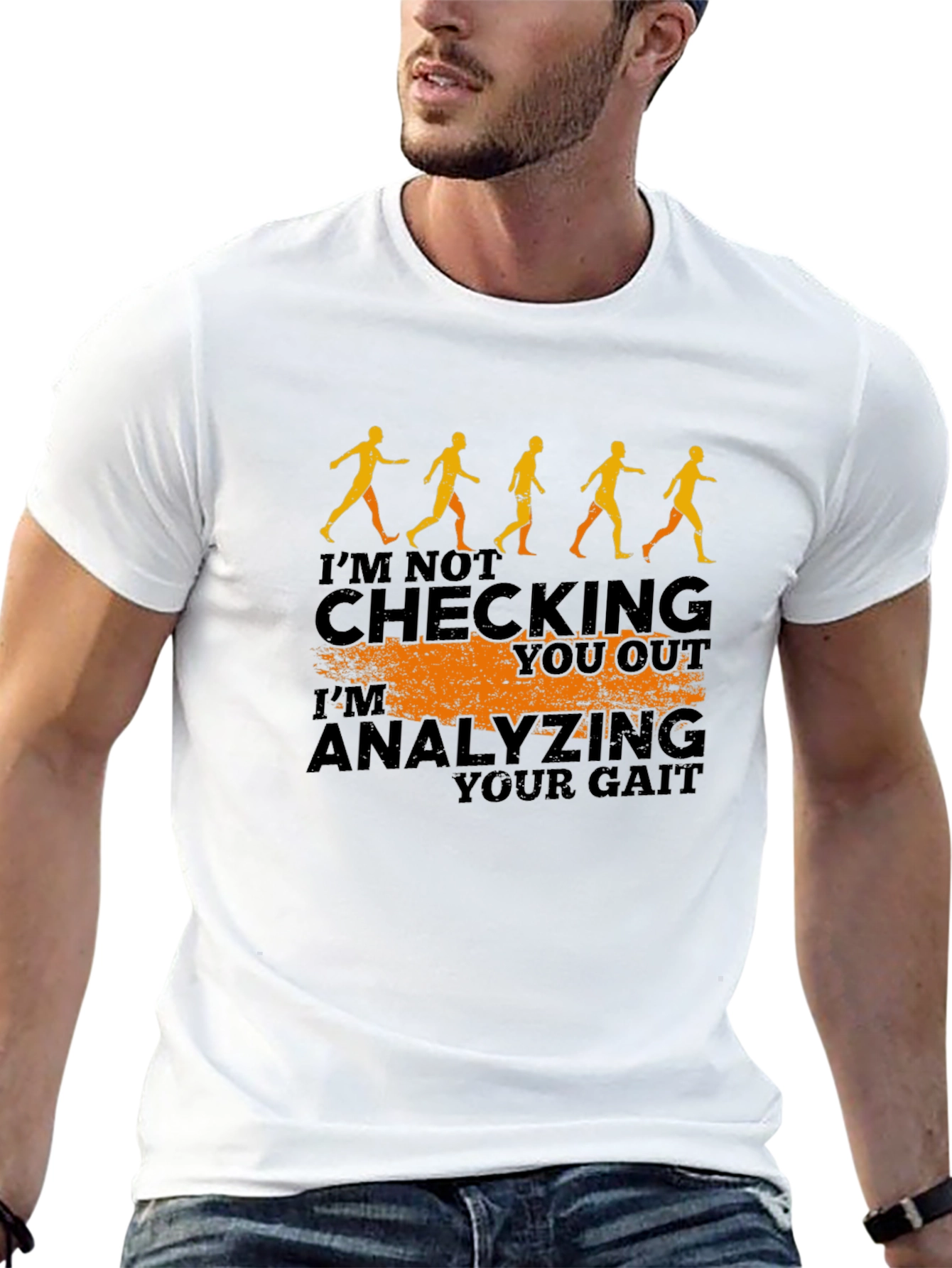 Gait Analysis Graphic Novelty Mens T-Shirt