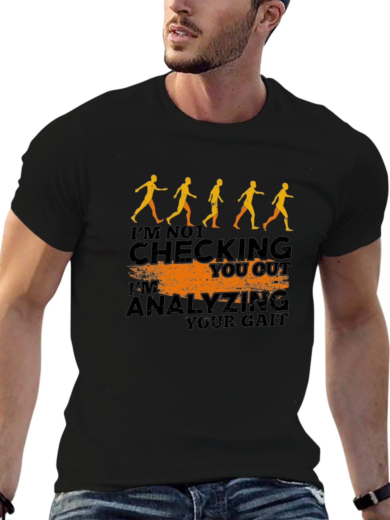 Gait Analysis Graphic Novelty Mens T-Shirt
