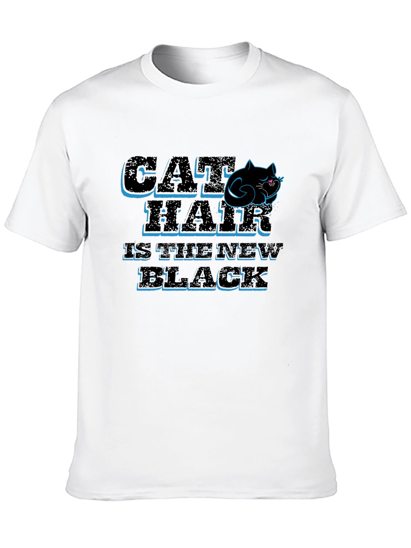 Cat Hair is the New Black Graphic T-Shirt