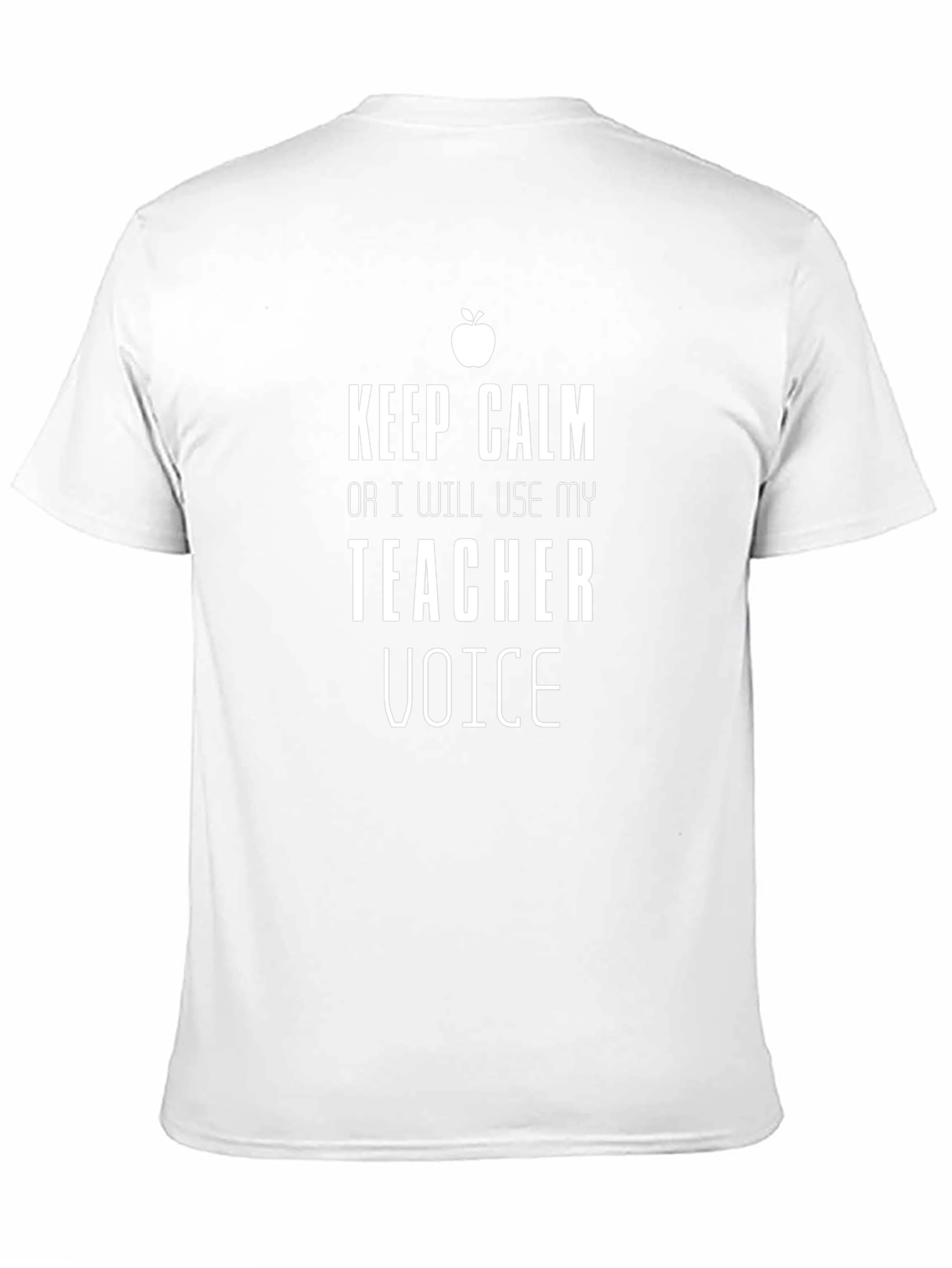 Keep Calm Teacher Voice T-Shirt
