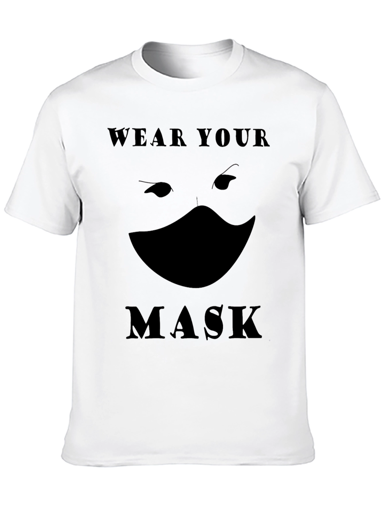Wear Your Mask T-Shirt - Black Graphic Tee