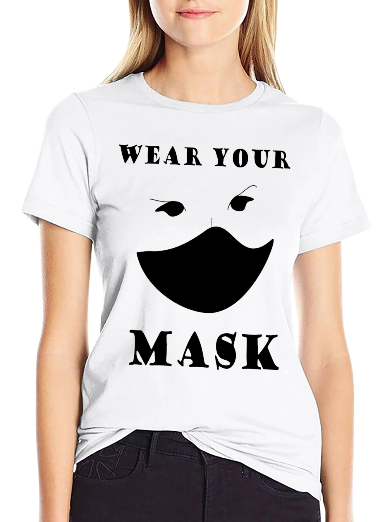 Wear Your Mask T-Shirt - Black Graphic Tee