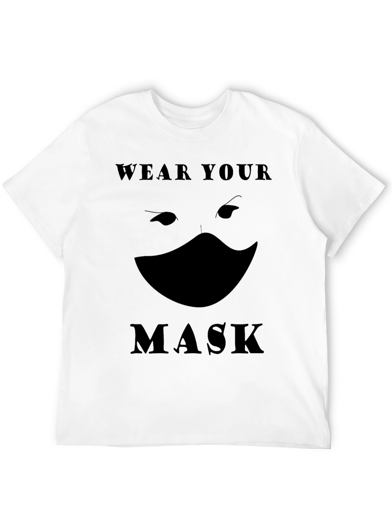 Wear Your Mask T-Shirt - Black Graphic Tee
