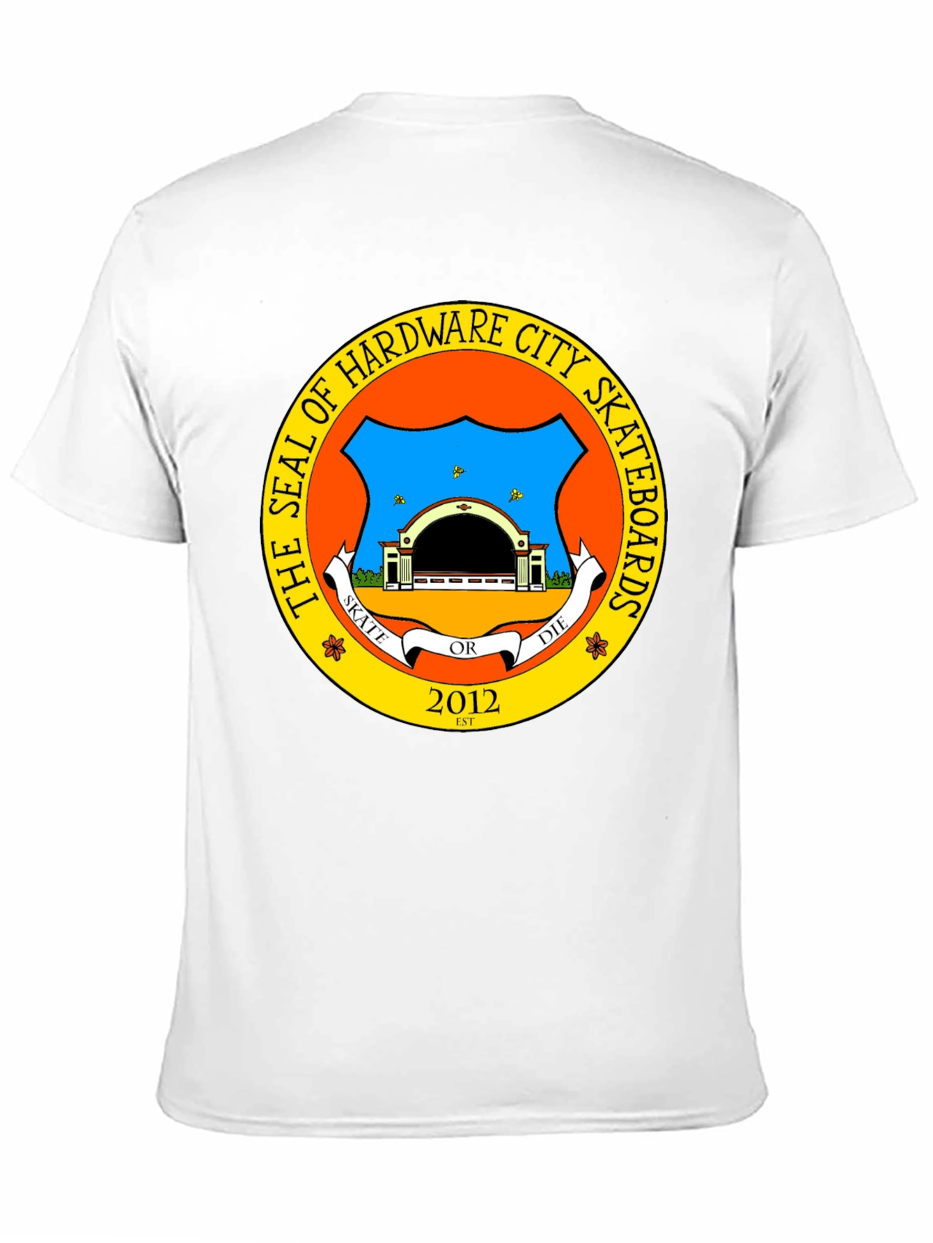 Hardware City Skateboards Black Graphic Tee