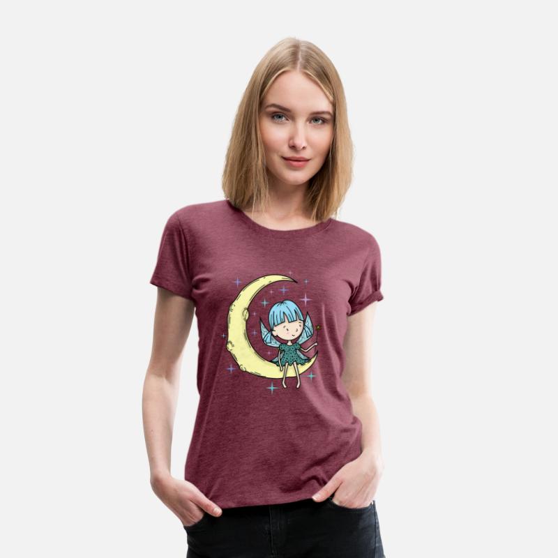 Fairy on the Moon with magic Wand