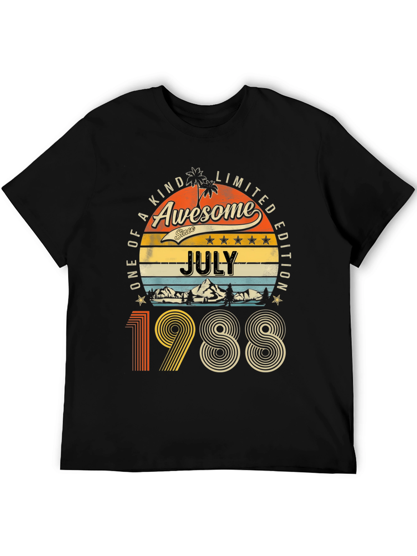 Awesome July 1988 Limited Edition Graphic T-Shirt
