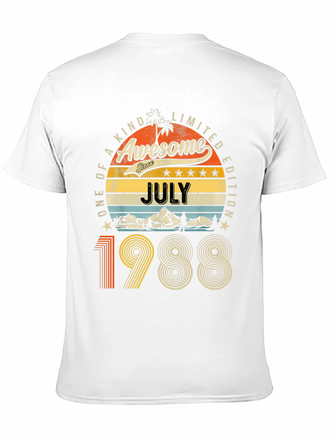 Awesome July 1988 Limited Edition Graphic T-Shirt
