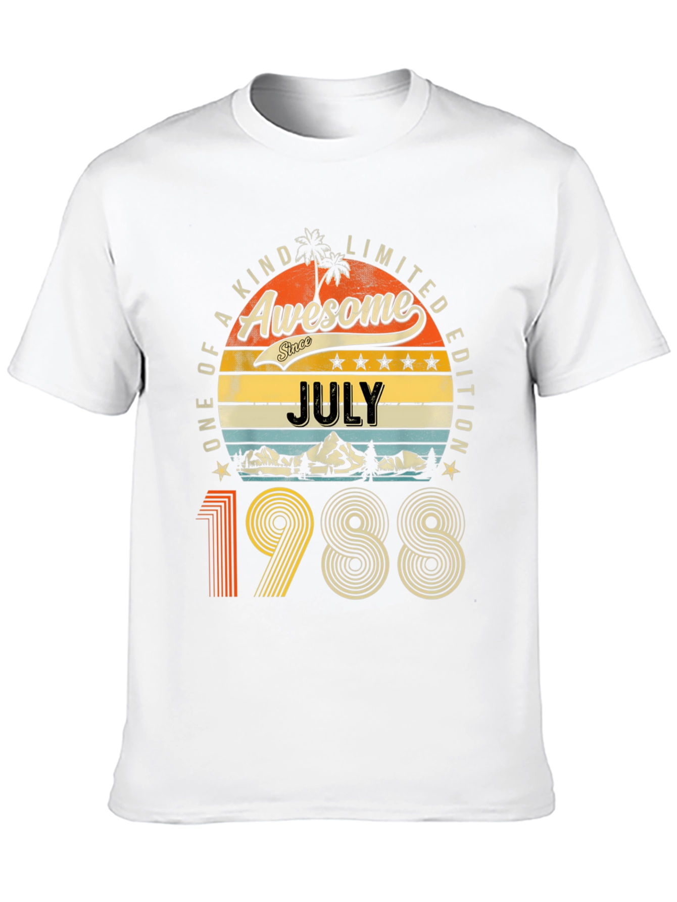 Awesome July 1988 Limited Edition Graphic T-Shirt